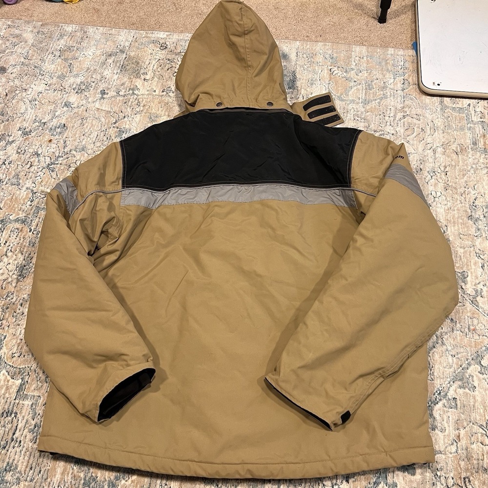 UHaul Men's Full Zip Jacket Coat Reflective Hooded Insulated 4XL Employee U-haul - Picture 7 of 13